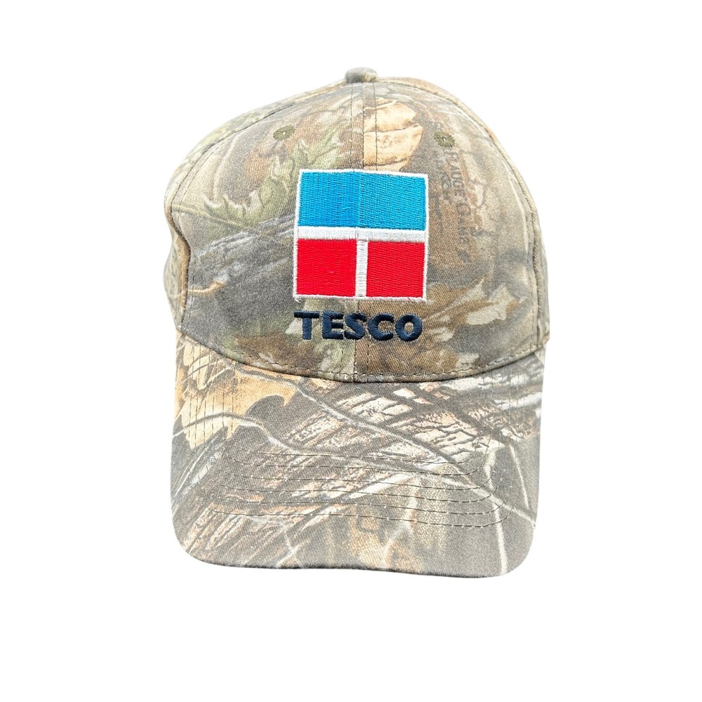 Tesco‎ Corporation Camo Baseball Cap Mens Adjustable Camouflage Logo Hat Gas